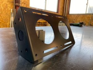 板金黒アルマイト処理